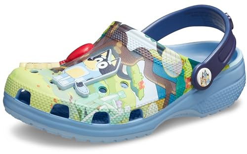Crocs Unisex Bluey Classic Clogs (Little Kid/Big Kid) Bluey 11 M