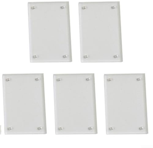 Akrylfotoram, 5-pack genomskinliga bildramar för 4 x 6 cm 6 x 9 cm 7,5 x 10,5 cm 10,2 x 15,2 cm fotouppvisning med säker två-panelsdesign för dekoration av hemmakontor (10,2 x 15,2 cm)