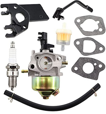 MCHNIC Vergaser mit Dichtung Benzinschlauch Zündkerze für EINHELL KCST 2502, KCSE 2500, KCST 2503, RT-PG 2500, STE 2500, STE 2500/1, BT-PG 3250, KC 35 AE Stromerzeuger