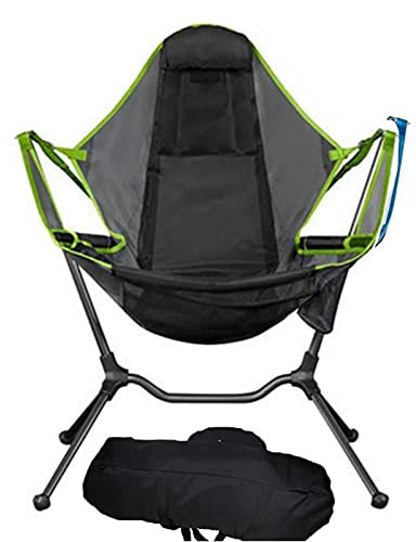 Klappbarer Campingstuhl, Aluminium-Legierung, Camping-Schaukel, tragbarer Outdoor-Klappstuhl mit Tasche und Tragetasche Outdoor-Reisen, Wandern, Camping, Picknick