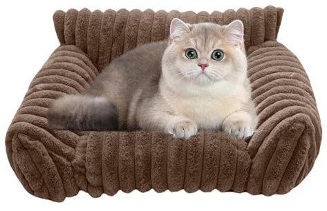 Kattsoffa | Inomhus Husdjurssoffa - Plyschklädda Tuggskyddade Sofor För Och Hundar Användbar Inomhus & Utomhus