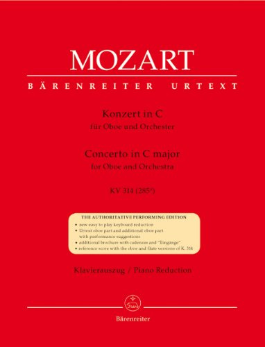 Concerto for Oboe in C major K.314 (Oboe & Piano)