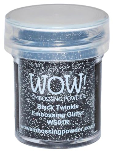Wow Embossing Powder Wow! Embossing Powder, 15ml, Black Twinkle