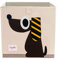 3 Sprouts, Aufbewahrungsbox Kinder mit Deckel, Spielzeugbox für Kallax Regale, Box zur Spielzeugaufbewahrung, Kinder Aufbewahrungsbox Kinderzimmer, Aufbewahrungsboxen für Spielzeug - Hund