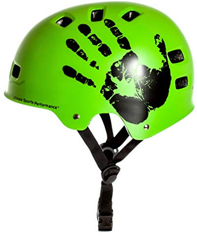 Sport Direct™ The Hand™ BMX Bicycle Bike Helmet Green 56-58cm CE EN 1078:2012 Approved