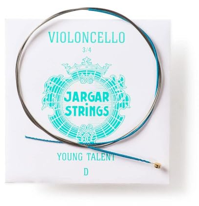 JARGAR Ce-DY-34 Cello Young Talent D-Saite, 3/4 (0,99 mm) för cello Blå // blå Size/Größe: 3/4 Cello Medium/standard