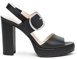 Nero Giardini E513354D Sandali Donna in Pelle - Nero 36 EU