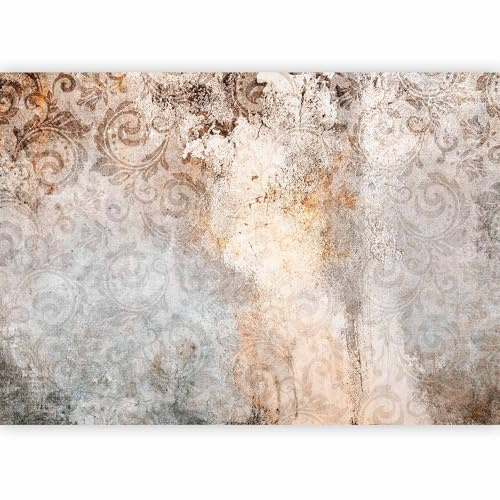 murando - Carta da Parati Adesiva Ornament 392x280 cm Fotomurali Adesivi Murali Rivestimento Parete Moderna per Pareti Adesiva Muro Decorativo Fotomurale beige Astratto su Effetto cemento