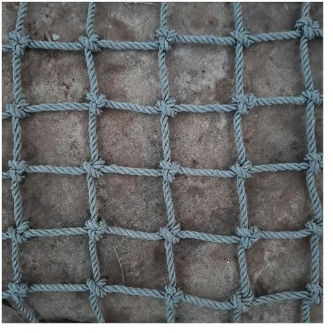 MISLISE Kletternetz für Kinder Outdoor, Warennetz aus Polyamid, Strapazierfähiges Treppensicherheitsnetz, für universelles Mehrzweck-Schutznetz (Color : 8mm-8cm, Size : 1X2m/3.3X6.6ft)