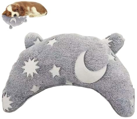 Dog Pillow with Star Moon Pattern, Puppy Bed Pillow, Small Dog Bed Pillows, Pet Supplies Small Pillows Dogs Cushion with Soft Support for Sleep Indoor Use for Little to Medium Dogs Cats