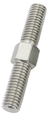 Pernos, pernos de doble cabeza, Rosca izquierda y derecha, varilla de rosca doble extremo, M4, M5, positiva negativa, pernos prisioneros, tornillo