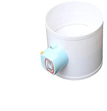 PWIGAAHTW Air Volume Control Valve 75mm 110mm 160mm 200mm Damper Check Valve for Ventilation Pipe 220V 12V 24V 1pcs(110mm,12VDC)