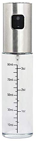 Omenluck 1 PackOil Sprayer Dispenser Vinegar Sprayerwith Brush Portable Grilling Olive Oil Glass Bottle