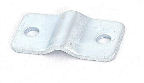 50 x Mattenzaun Montageklemme Zaun Halter Gabione Klemme Matten Uni Stahlgitterklemme für Gitter Zaun verzinkt 50 Stück