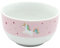Dekohelden24 Bol à céréales pour Enfant en Porcelaine avec Inscription en Forme de Licorne - Hauteur : env. 5,8 x 11 cm - Capacité : 250 ML - Porcelaine - 11 cm