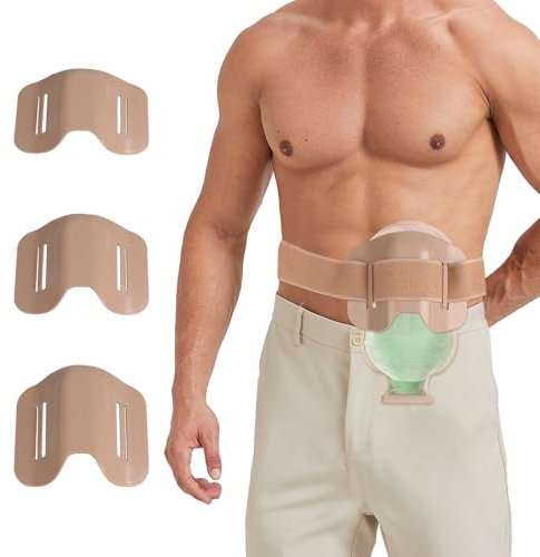 Heagimed Protection de stomie, ceinture de stomie, Bouclier de protection anti-collision pour le sport et le travail, compatible avec les sacs de stomie, protections pour sac de iléostomie colostomie