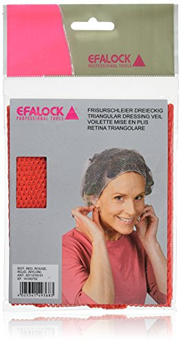 Efalock Professional Friseurenschleier, rot, (1 Stück)