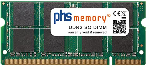 PHS-memory 4GB RAM Speicher kompatibel mit Fujitsu Amilo Pi 3625 DDR2 SO DIMM 800MHz PC2-6400S