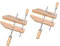 POWERTEC 71522 Wooden Handscrew Clamp – 6 Inch | Hand Screw Clamps for Woodworking, 2PK