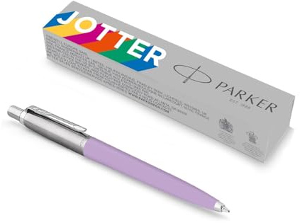 Parker Jotter Originals - Penna a sfera, finitura lilla pastello, inchiostro blu, in confezione regalo