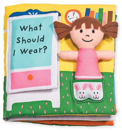 Melissa & Doug Soft Activity Baby Book - What Should I Wear?