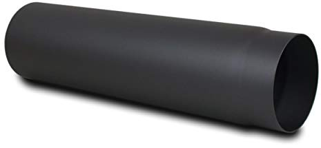 LANZZAS Rökrör 500 mm – i diameter Ø 130 mm – färg: gjutjärn – ugnsrör förlängningsrör