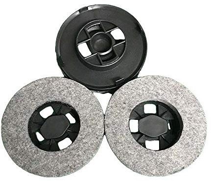 Homely Lucidatrice Commerciale VK117 - Nero - Inclusi Pads di Lucidatura, Manico Rimovibile, Set Spazzole - Per Pavimenti