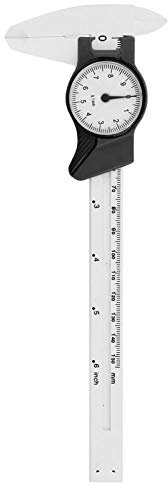 Pied à coulisse à cadran, mesure rapide et correcte de la résistance à l'usure Vernier Pied à coulisse à cadran Outil de mesure, amélioration de l'habitat pour l'outil(White)