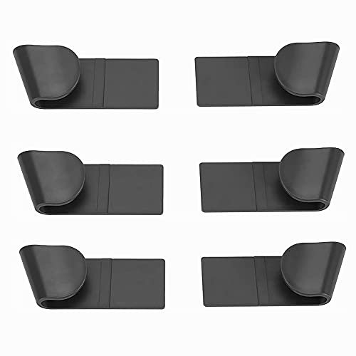 CQADSC 6 Pcs Pot Lid Holders Sturdy Punch-Free Pot Organiser for Kitchen Utensils