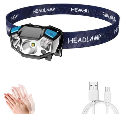 LETOUR Stirnlampe Kopflampe, Stirnlampe LED mit 5 Modi, Stirnlampen LED Stirnlampe fürs Laufen, Campen, Joggen, Angeln,Radfahren