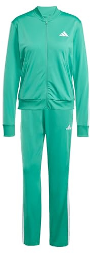 adidas Femme ESSENTIALS 3-STRIPES TRACKSUIT, semi court green, XL