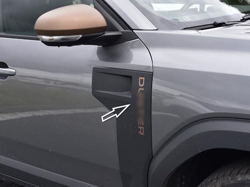Steel Cover for 2024+ Dacia.Duster III 3 (P1310) | Insert for Letters (External) - Copper Brown Style | 12 Pieces Essential Expression Journey Extreme DUSTER Tuning Accessories