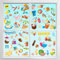 Pegatinas Anticolisión para Cristales Vinilo Adhesivo para Ventanas Previene Choques de Personas y Pájaros Adhesivos 9pcs Decoration sticker window Glass Double Side Flower window