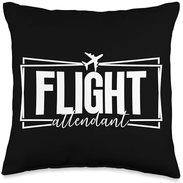 Flight Attendant Best Stewardess Throw Pillow