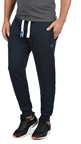 !Solid SDBenn Herren Sweatpants Jogginghose Sporthose mit Fleece-Innenseite Kordelzug Label-Details Baumwollmischung Regular fit, Größe:M, Farbe:Insignia Blue (1991)