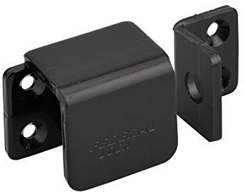 THIRARD - Porte-Cadenas Renforcé à Recouvrement - Pour Portes Coulissantes - Acier Cémenté - Protection Efficace Contre les Effractions - Système de Fermeture Fiable - Noir