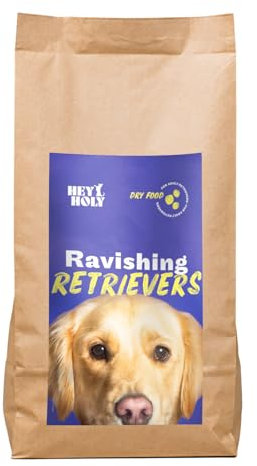 HEY HOLY Premium Trockenfutter für Retriever 100% getreidefrei | 7kg hypoallergenes Hundefutter für ausgewachsene Retriever mit Lamm | Hochverträglich aus natürlichen Zutaten