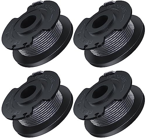 Ø1,6 mm-5m de Longueur Fil Coupe Bordure Compatible avec Bosch Convient pour Coupe-Bordures sans Fil EasyGrassCut,Contient 4 Pièces F016800569 Bobine Coupe Bordure