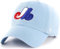 '47 MLB Cooperstown Clean Up Verstellbare Mütze, Erwachsene, Einheitsgröße, Montreal Expos - Blau, Einheitsgr��e