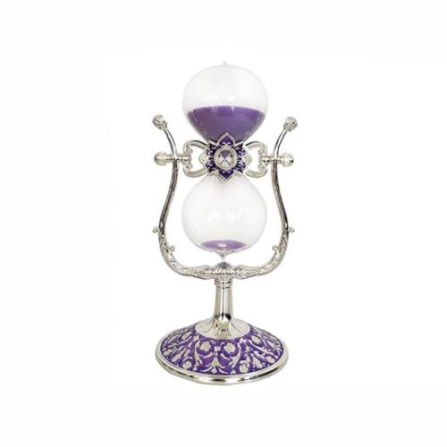 Sanduhr,Sanduhr 15 Minuten,Sanduhr Deko,Sanduhren,Metall Sanduhr Ornament,Kochen Lernen Sanduhr Timer,Wohnzimmer Weinschrank,Arbeitszimmer,BüRo Desktop Home Dekoration
