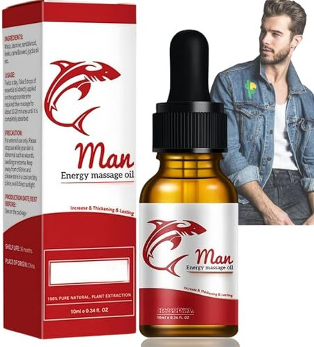 Men Massage Oil,Energy Massage Oil for Men,Energy Massage Essential Oil,Com/plex Mens Drops,Men Private Parts Massa/ge Oil,Health Care O/il,Relaxing Massa/ge and Body O/il,Mass/Age Oi/ls for Couples