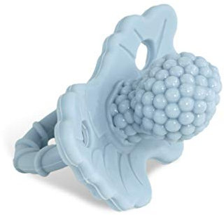 RaZbaby Schnuller - Beissring in Hellblau 009-LBT moon beam