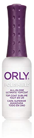ORLY Polishield 9 ml | Überlack | Farbton transparent | 3-in-1 Effekt | splitterfest | schnell trocknend | verhindert Ausbleichen | für eine lange dauerhalfte Maniküre