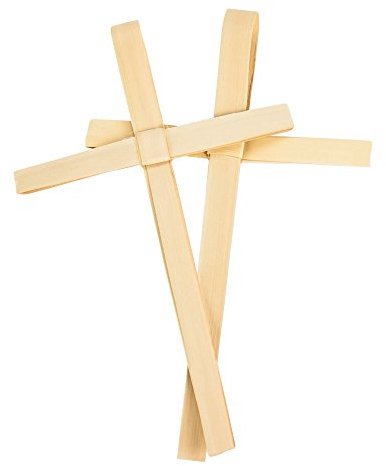 Concordia Supply Palm Sunday Outreach - Cruces de Palma Africana secas, 10 x 6,35 cm (tamaño pequeño, Paquete de 50)