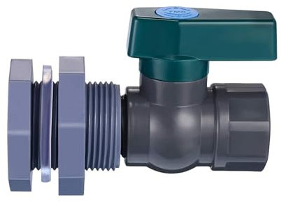 Rubinetto a barile per pioggia Valvola a barile per pioggia Installazione semplice a lunga durata in PVC 3/4 Kit di beccucci anti-cracking con adattatore per paratia per connettore a barile pioggia