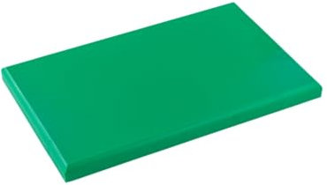TOPATUPA - Tabla de corte profesional de polietileno - 40x30x2 cm - con gomas antideslizantes (Verde)