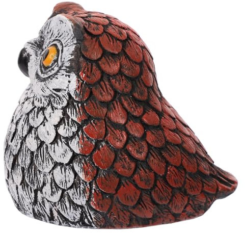 Abaodam Owl Key Hider Statue Wetterfester Schlüsselversteck Für Garten Dekorative Kunstharz-skulptur Geheimfach Für Ersatzschlüssel Im Außenbereich