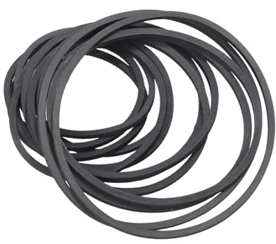 Gummi-Antriebsriemen für Tonband-Recorder, Video-Player, 20-teiliges Set, robust und stabil, gemischte Größe 35–65 mm, Breite 1,2 mm