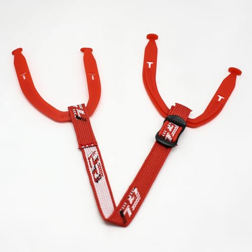 GY Hockey Helmet Chin Strap & Buckle Replacement Kit – with Ice Hockey Helmet Ear Sling Loops 1 Set & Snap Fastener