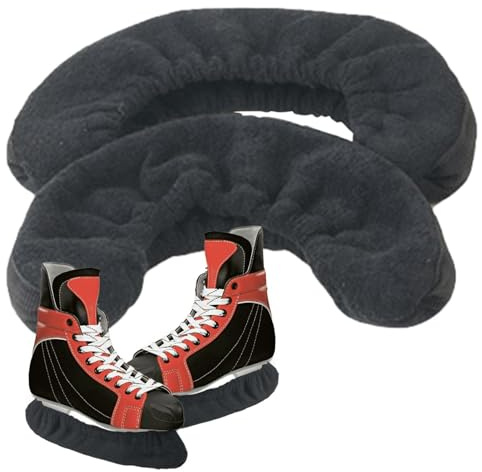 para Patines de Hielo - Toalla S/M/L | 1 par de Protectores de Zapatos de Patinaje, Protectores para Patines de Hockey, Patines artísticos, Patines sobre Hielo | Soakers para niños y Adultos